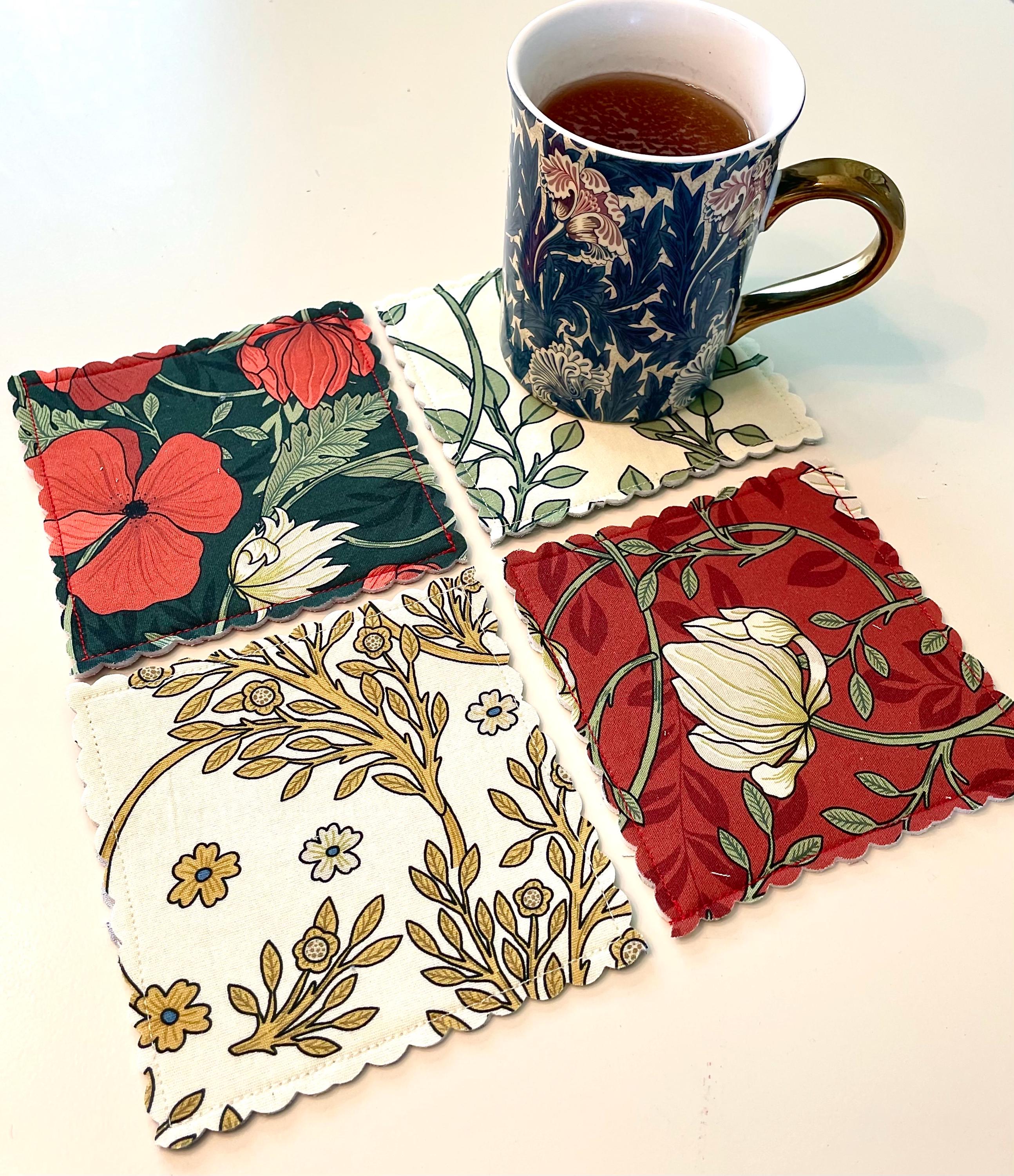 Beverage Coasters- Handsewn