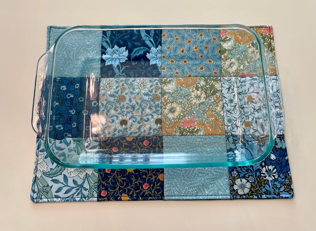 Large Casserole Hot Pad- Hand Sewn