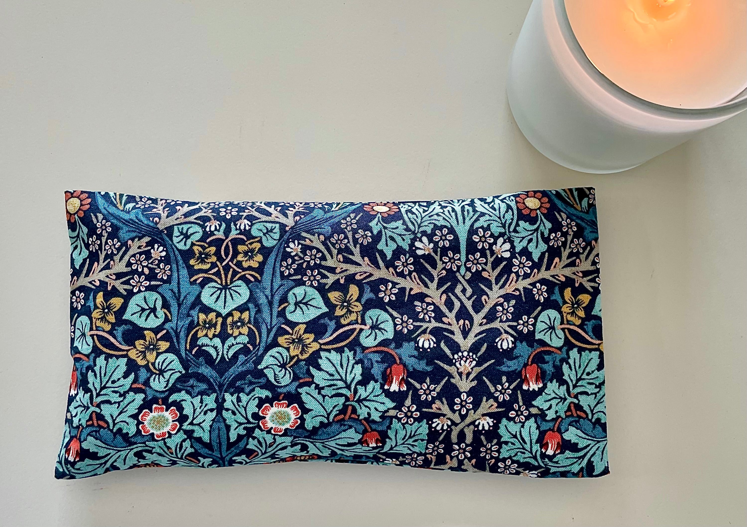 Lavender/Rice Hot/Cold Packs- Hand Sewn with William Morris Fabrics