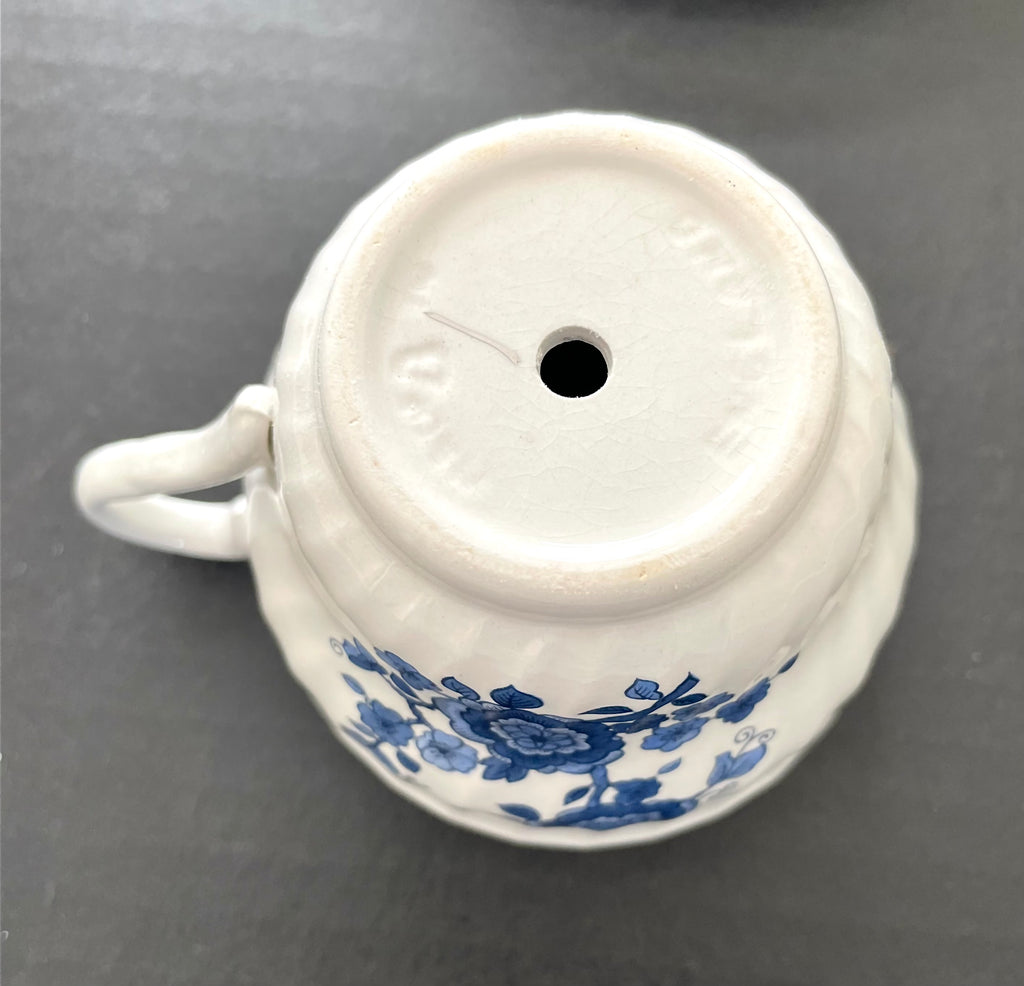 Vintage Teacup and Saucer Planter- Repurposed Wedgewood