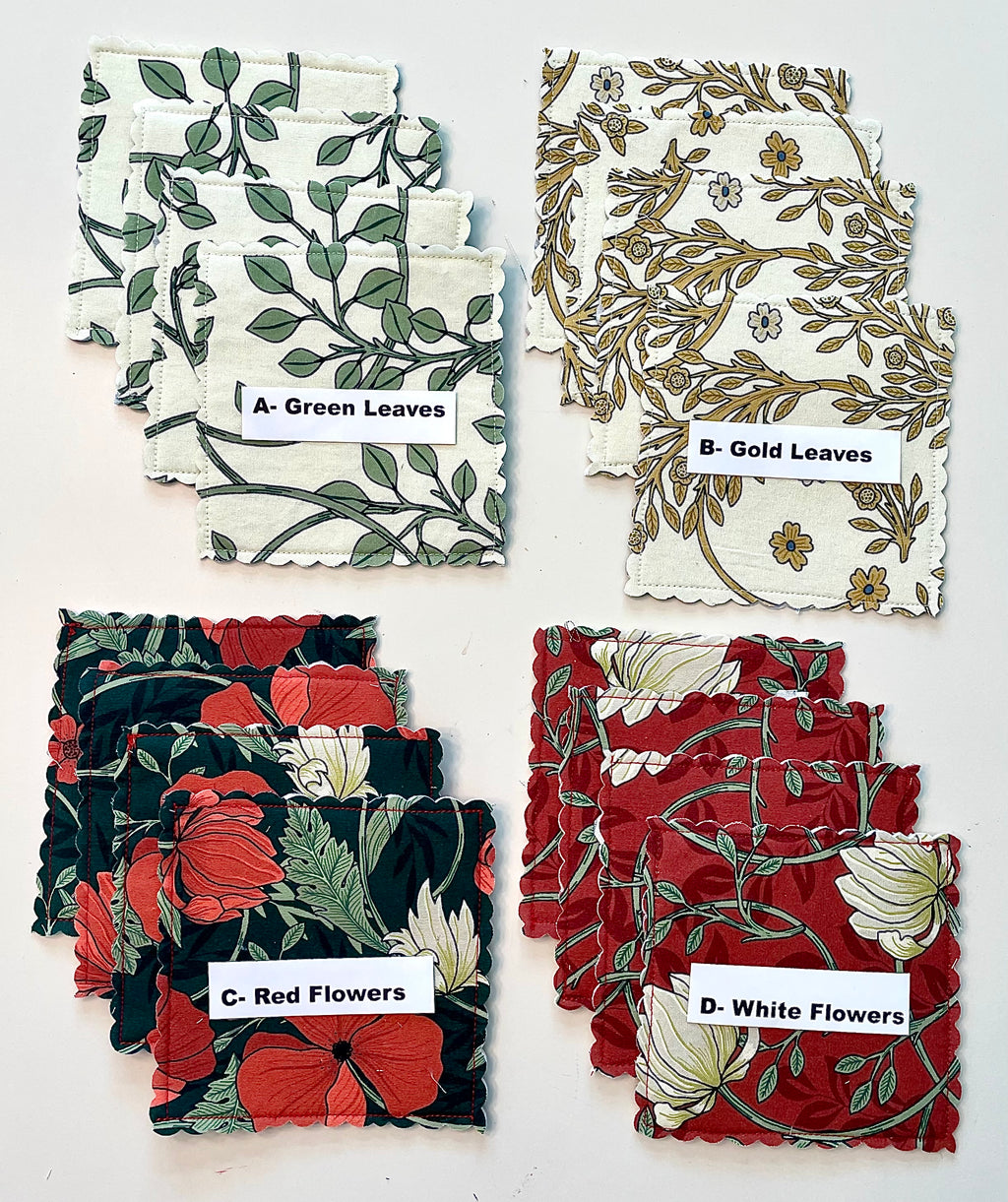 Beverage Coasters- Handsewn