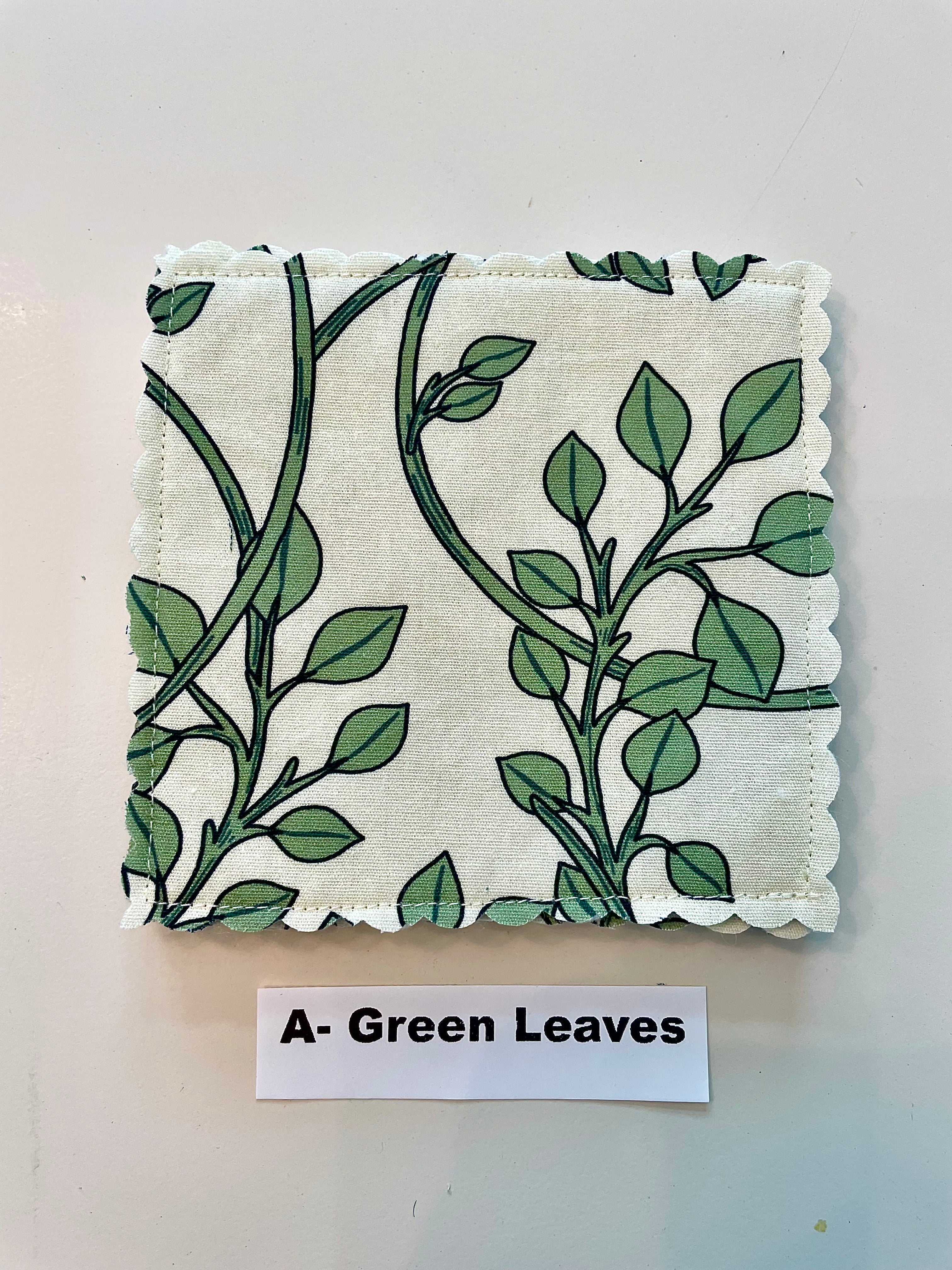 Beverage Coasters- Handsewn