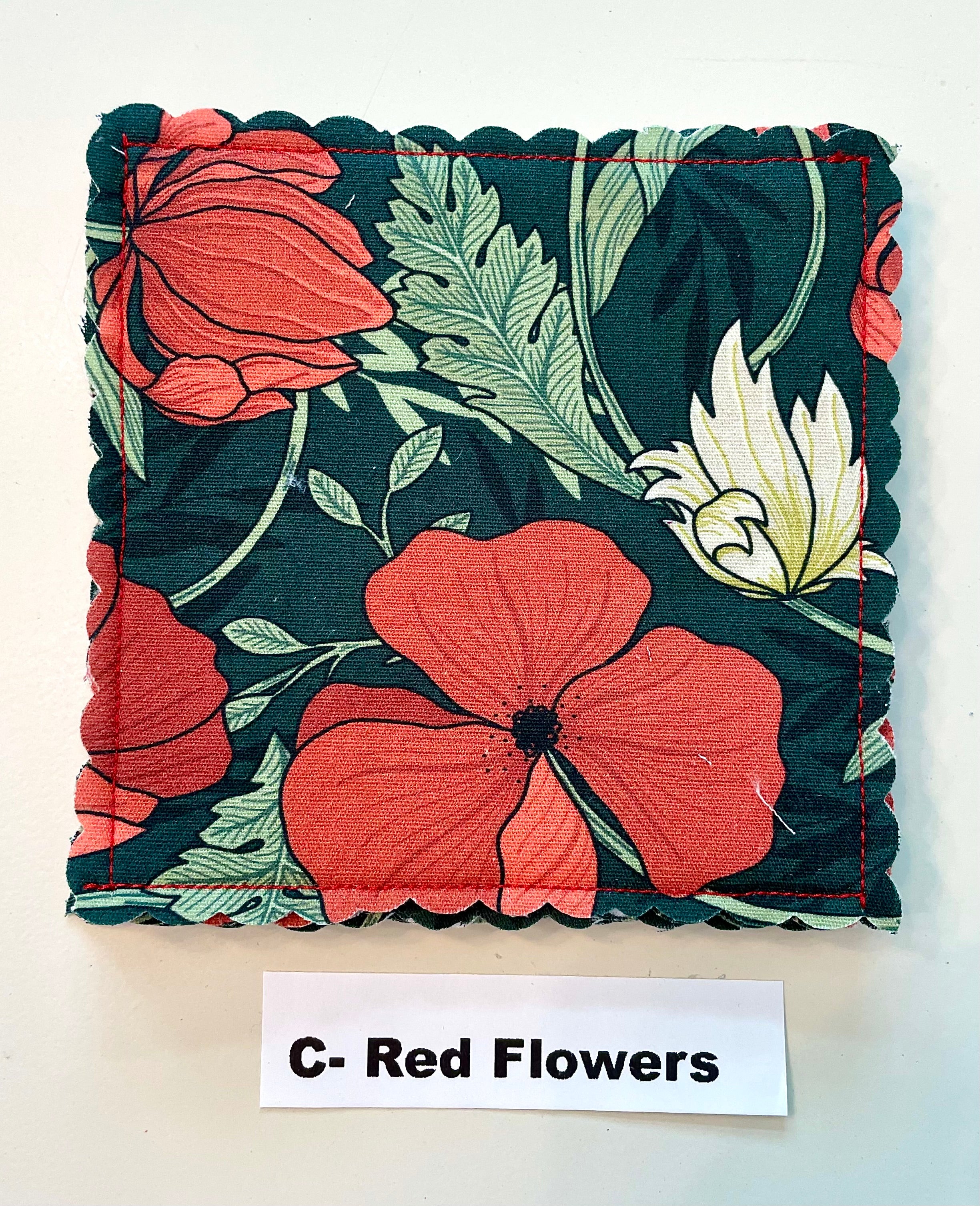 Beverage Coasters- Handsewn