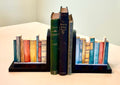 "Book" Book Ends- Handcrafted Wood and Paper