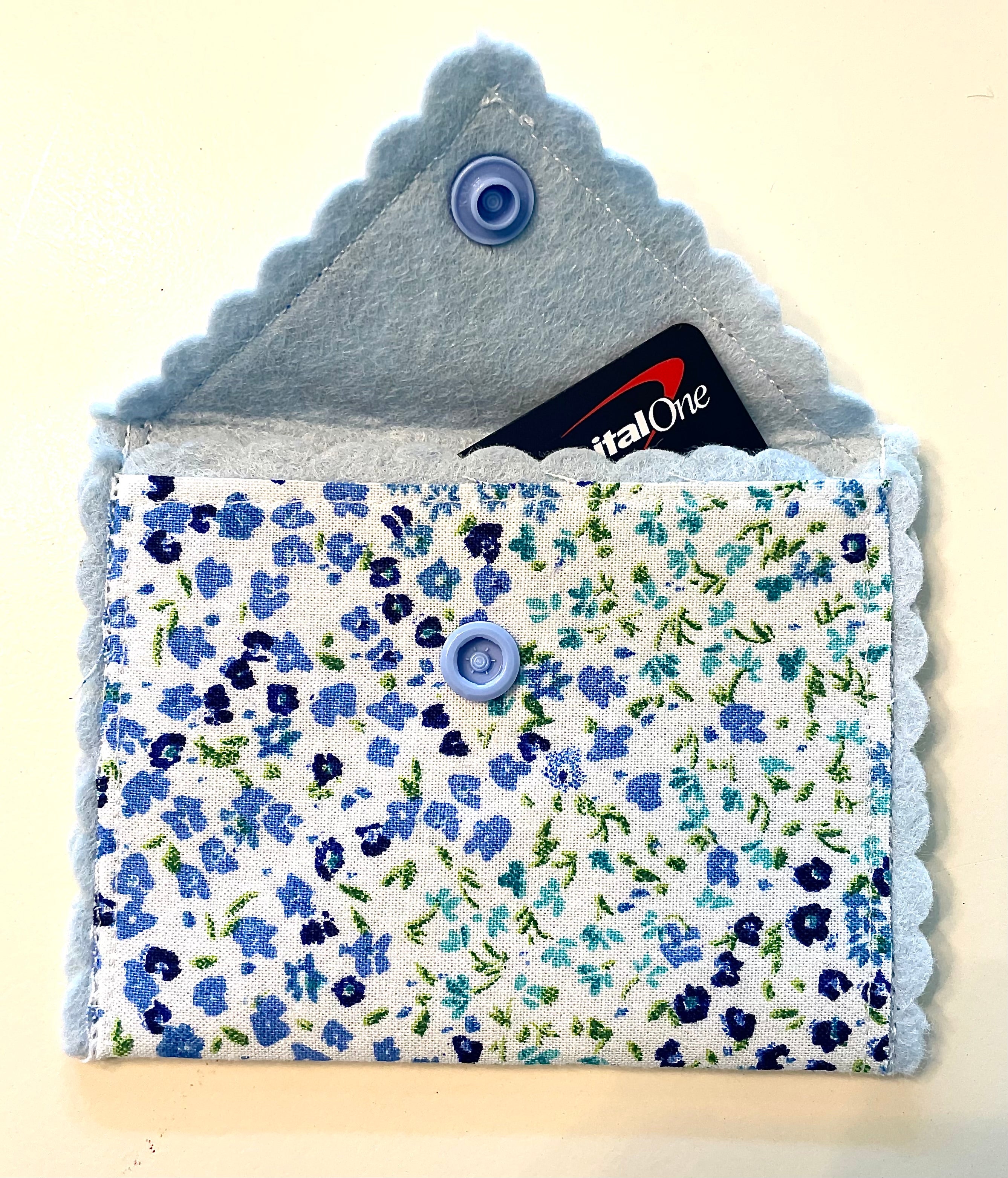 Little Fabric Wallets- Hand Sewn
