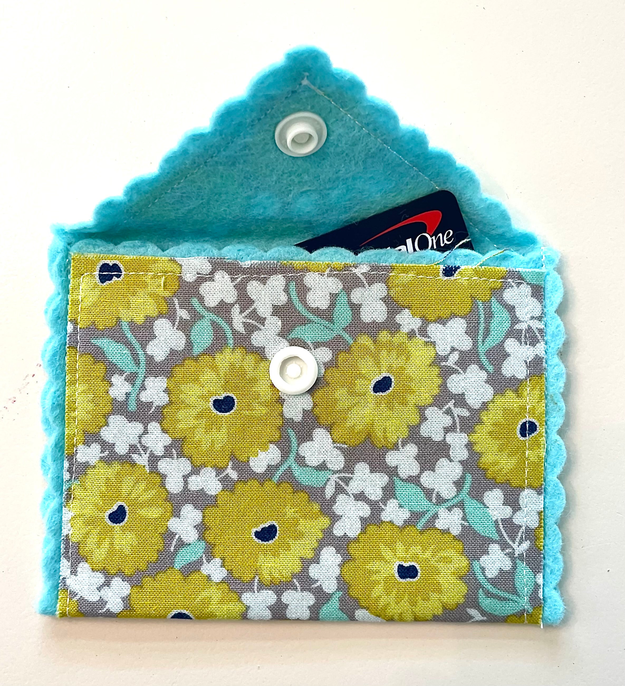 Little Fabric Wallets- Hand Sewn