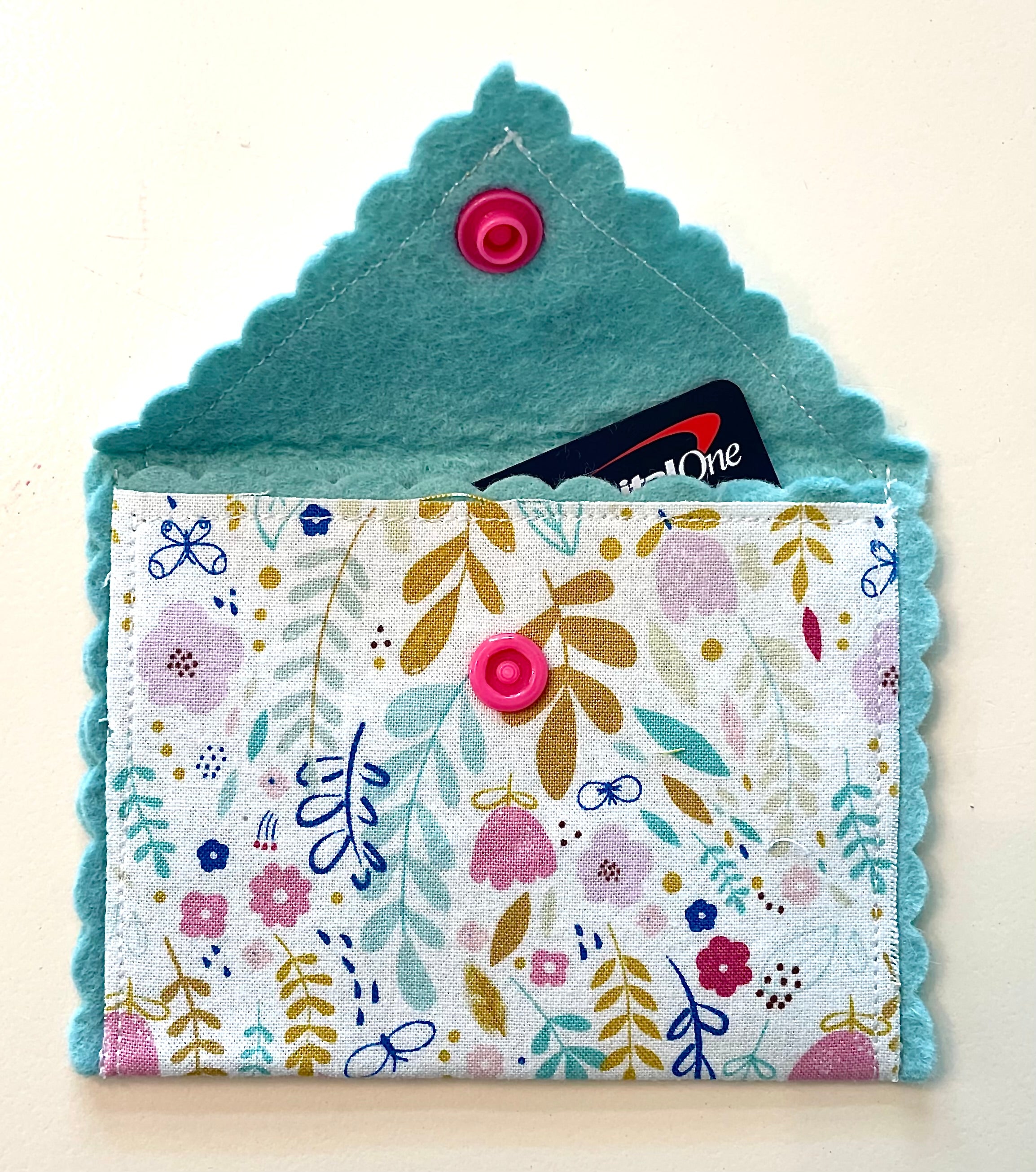 Little Fabric Wallets- Hand Sewn